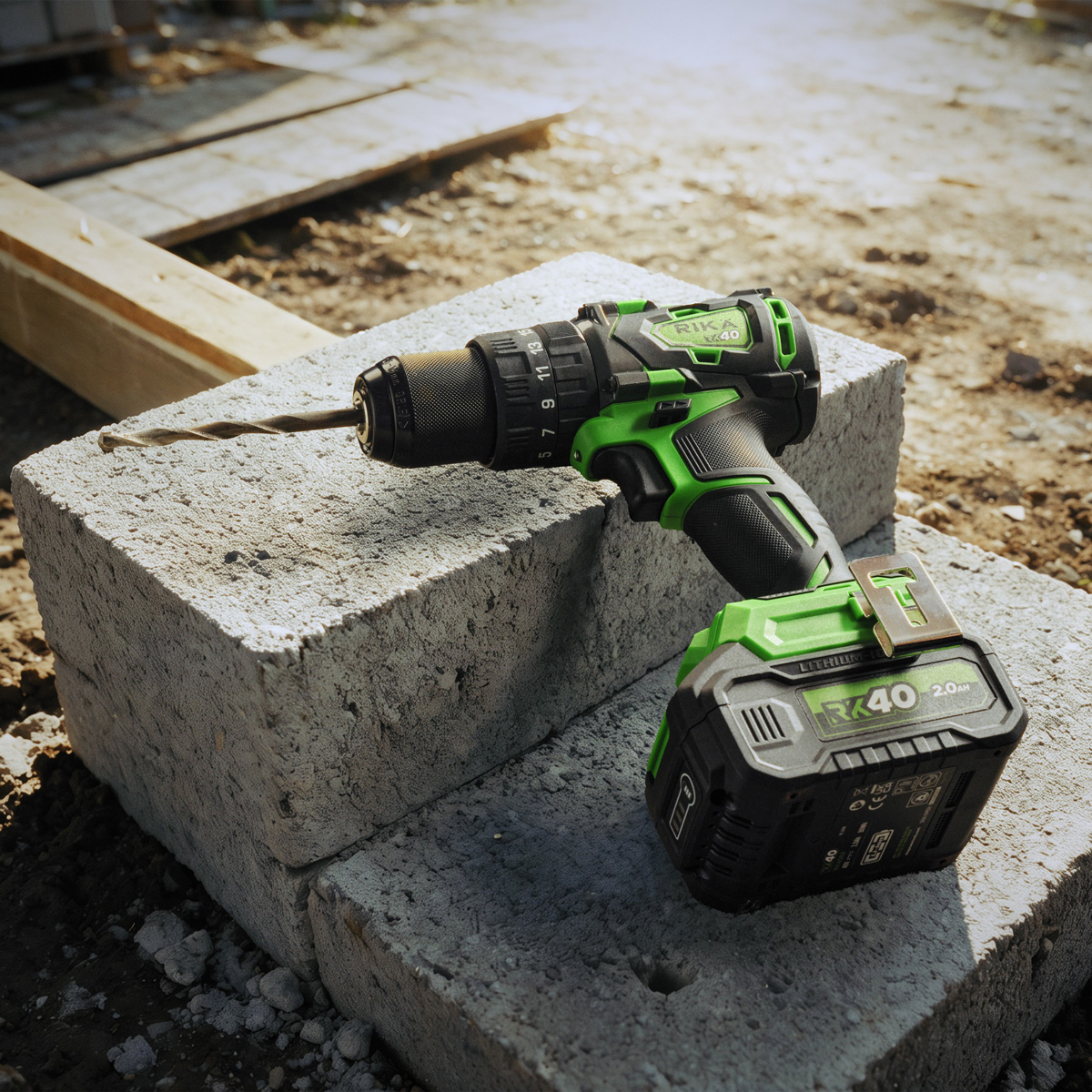 Rikä RK40 40V Cordless Compact Combi Drill | 79Nm | Brushless Motor | Body Only